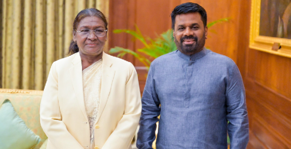 ජනපති අනුර, ඉන්දීය ජනපතිනිය හමුවෙයි
