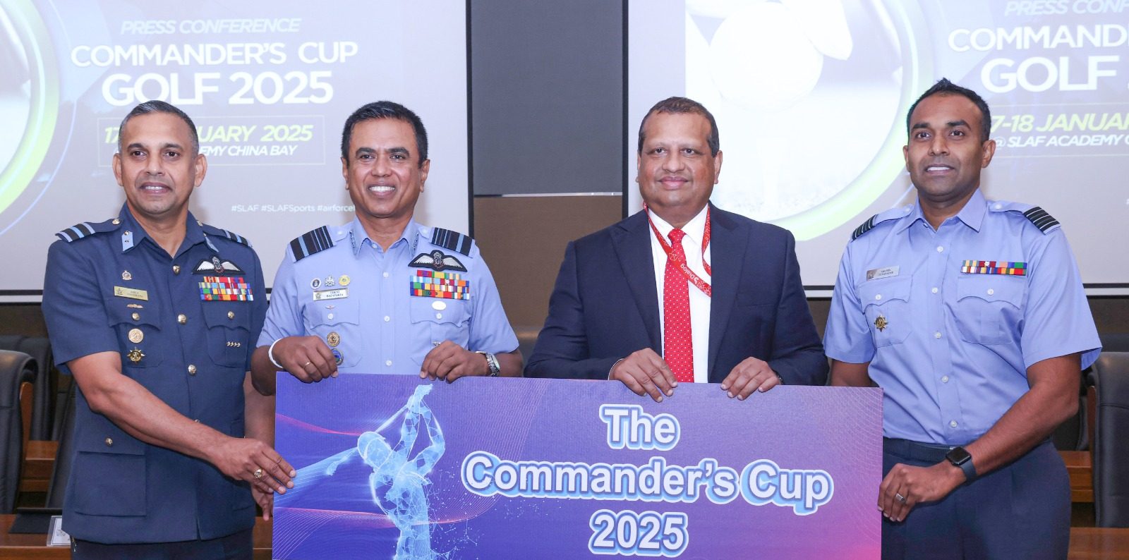 ගුවන් හමුදාපති කුසලාන ගොල්ෆ් තරගාවලිය ජනවාරි 17-18 ගුවන් හමුදාපති කුසලාන ගොල්ෆ් තරගාවලිය ජනවාරි 17-18