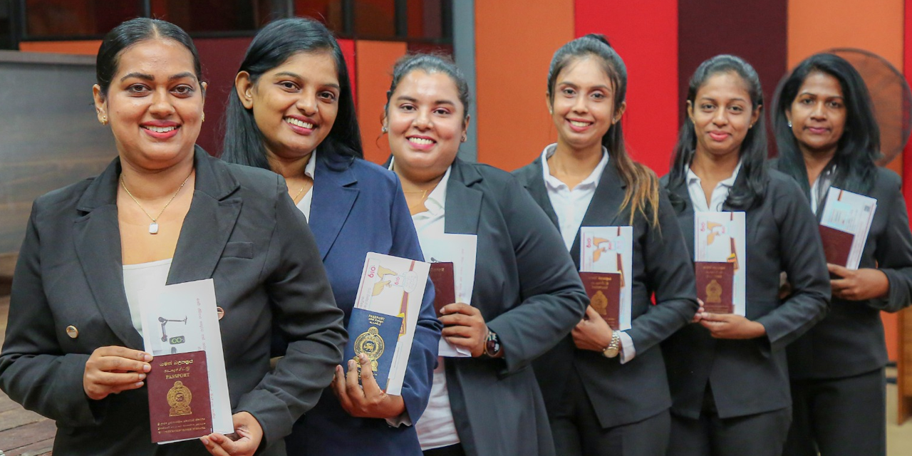 ශ්රී ලාංකීක සාත්තු සේවා වෘත්තිකයින් 2149 දෙනෙකු ඊශ්රායලයට ශ්රී ලාංකීක සාත්තු සේවා වෘත්තිකයින් 2149 දෙනෙකු ඊශ්රායලයට