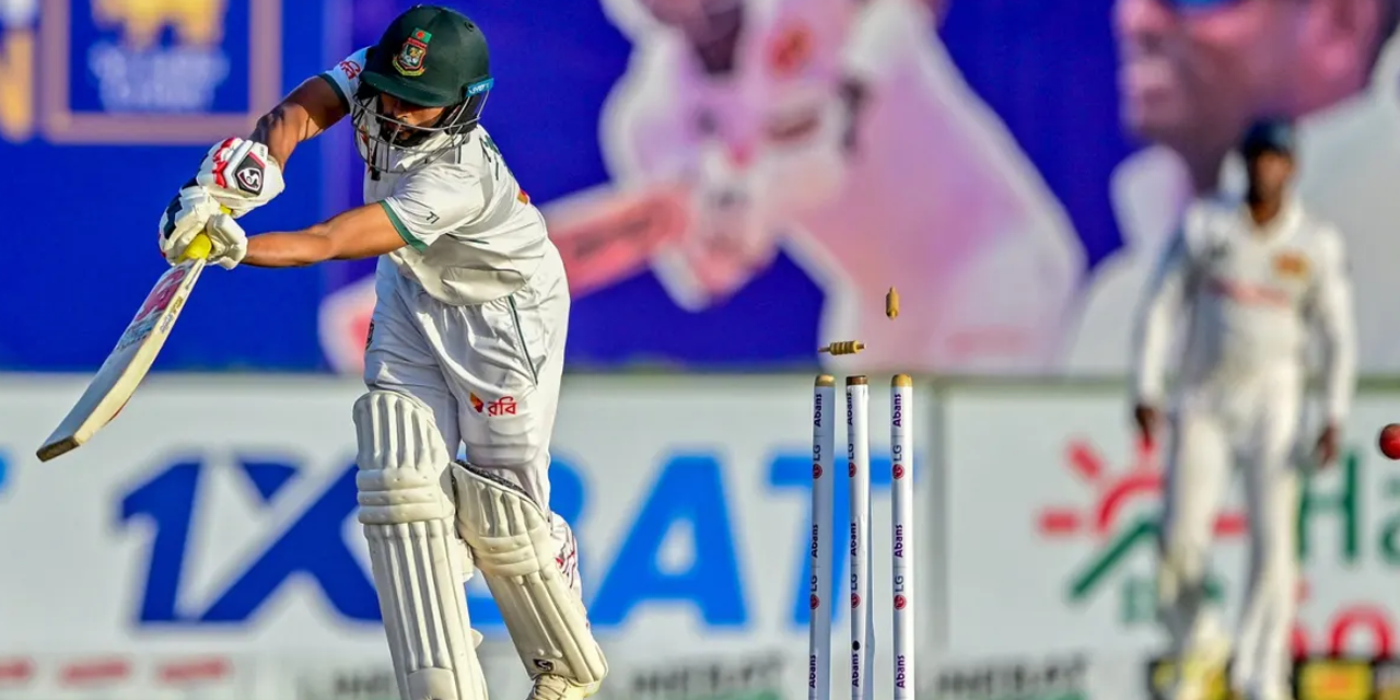 බංගලාදේශ පළමු ඉනිමට ලකුණු 495යි බංගලාදේශ පළමු ඉනිමට ලකුණු 495යි